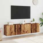 vidaXL Seina TV-kapid, 2 tk, vanapuit, 80x30x41 cm | 857667 | 8721158446541