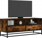 vidaXL Szafka pod telewizor, przydymiony dąb, 100x34,5x40 cm | 848816 | 8721102838750