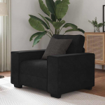 Diivan-tugitool Black 59 cm samet | 4105005 | 8721158689146