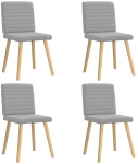 vidaXL S&ouml;&ouml;gitoa toolid 4 tk riidest Cloud Grey | 3315283 VidaXL | 8721158567284
