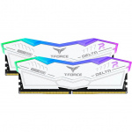 Team Group DIMM 32 GB DDR5-7200 (2x 16 GB) Dual-Kit (wei&szlig;, FF4D532G7200HC34ADC01, Delta RGB, INTEL XMP) | FF4D532G7200HC34ADC01 | 0765441663480