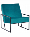 Tugitool Beliani DELARY veluur Lazur Blue | 526492 Bel | 4255664886804