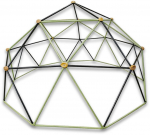 LeanToys Kopuła Wspinaczkowa Ogrodowa Dla Dzieci Plac Zabaw 370x180 cm 12FT | 5905991091578 | 5905991091578