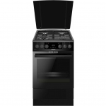 Pliit AEG Hansa 65 L szerokość 50 cm matowa czarna - Płyta elektryczna z gazowym blatem | FCMM58329 | 5906006585310