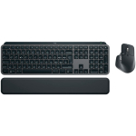 Logitech MX Keys S Combo - Tastatur-und-Maus-Set - hinterleuchtet - kabellos - Bluetooth LE - Nordisch (D&auml;nisch/Finnisch/Norwegisch/Schwedisch) - Tastenschalter: Scissor-Key - Graphite - mit Palm Rest (920-011612) | 920-011612 | 5099206112421
