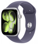 Apple Watch Series 11 (2025) GPS 46mm Silver Alu Case, Purple Fog Sport Band M/L EU MEVA4 | MEVA4LW/A | 195950464412