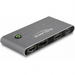 L&uuml;liti Delock USB-C KVM-l&uuml;liti HDMI ja DisplayPort 8K MST-ga USB 2.0-ga | 11485 | 4043619114856