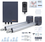 Hormanni Rotamatic 2 868MHz BiSecure komplekt kuni 5m kahepoolsete v&auml;ravate jaoks | 4554032 | 4042533640465