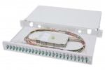 DIGITUS LWL Splei&szlig;box 1HE best&uuml;ckt 24x LC DX OM3 Gray | DN-96332/3 | 4016032278474