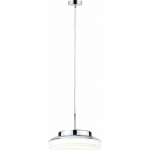 Lampa wisząca Paulmann Lampa wisząca LUENA LED 11.5W 600lm okrągła 250mm 3000K IP44 230V szkło chrom / metal | PL71080 | 4000870710807