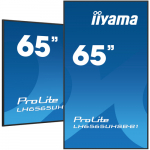 IIYAMA 164.0cm(65") LH6565UHSB-B1 16:9 2xHDMI+DP+2xUSB IPS retail (Speditionsversand) | LH6565UHSB-B1 | 4948570123582