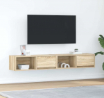 vidaXL TV-kapp 2 tk Sonoma tamm 80x31x25,5 cm liimpuit | 861459 | 8721158703781