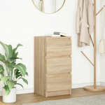 vidaXL Komoda Sonoma Oak 37,5x35x76 cm Drewno klejone | 861726 | 8721158706454