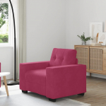 vidaXL Diivanitool Velvet Red Wine 59 cm | 4105102 | 8721158690111