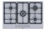 Bosch Serie 4 PGQ7B5K90 hob Stainless steel Built-in 75 cm Gas 5 zone(s) | PGQ7B5K90 | 4242005473670