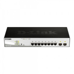 Switch 280mm D-Link DGS-1210-10P     2*SFP/ 8*GE PoE retail | DGS-1210-10P/E | 0790069467721
