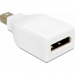 Adapter AV Delock DisplayPort Mini - DisplayPort biały (65239) | 65239 | 4043619652396