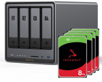 UGREEN NASync DXP4800 Plus NAS System 4-Bay 32TB inkl. 4x Seagate IronWolf ST8000VN002 8 TB | 35261+4xST8000VN002 | 6941876232611