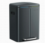 Pr&uuml;gikast Songmics 40 L kahe sektsiooniga, vaikse sulgemisega, Black (LTB40B02 XXX) | LTB40B02 XXX | 194343141015