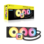 Corsair Nautilus II 360 RS ARGB 360 mm AIO Cooler, Black | CW-9061049-WW | 840440426462