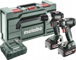 Zestaw elektronarzędzi Metabo ZESTAW COMBO 18V SB 18 LT BL + SSD 18 LT 200 BL 2*5.2AH | ME 685200000 | 4061792210639
