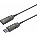 Kabel USB VivoLink USB-A - USB-A 50 m Black (PROUSB3AAF50) | PROUSB3AAF50 | 5704174892564