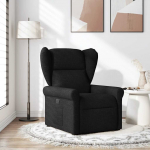 vidaXL Kokkupandav tugitool, Black, riidega polsterdatud | 4015658 | 8721158336644