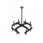 Equip Deckenhalterung 32"-65"/4TFT  30Kg Quad-Screen      sw lite Retail (Speditionsversand) | 650372 | 4015867207994