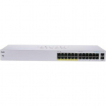Cisco Cisco switch CBS110-24PP, 24xGbE RJ45, 2xSFP (combo with 2 GbE), fanless, PoE, 100W - REFRESH | CBS110-24PP-EU-RF | 889728493383