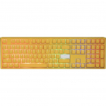 Ducky One 3 Yellow Gaming Keyboard, RGB LED - MX-Clear (US) | GATA-2353 | 4710578309097