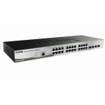 Switch D-Link D-Link DGS-1210-28/ME/E łącza sieciowe Zarządzany L2+ Gigabit Ethernet (10/100/1000) 1U Black, Gray | DGS-1210-28/ME/E | 790069455131