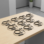 Yealink Trainingskabel f&uuml;r YHS-Serie 10 St&uuml;ck (USB auf QD) | 1300085 | 6938818318533