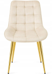 Leobert Tugitool BERA - samet Beige hele / jalad kuldsed x 3 | 5903332096343 | 5903332096343