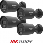 IP-kaamera Hikvision DS-2CD2087G3-LI2UY/SL 2.8mm Black komplektpakendis 4 tk | 55995K04
