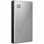 WD My Passport Ultra 1 TB 2.5 Zoll USB-C 3.0 (5Gb/​s) Silber externe Festplatte HDD | WDBC3C0010BSL-WESN | 718037863979
