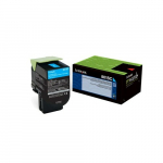 Toner Lexmark 80C2SC0 Cyan Originaal (80C2SC0) | 80C2SC0 | 0734646481281