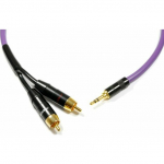 Kaabel Melodika Jack 3.5mm - RCA (Cinch) x2 20m Purple | 05907609001771 | 05907609001771