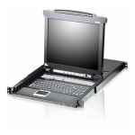 ATEN CL6700MW IT Single Rail 17,3"-LCD Konsole (USB, HDMI / DVI / VGA) IT-Layout | 4710469344503 | 4710469344503