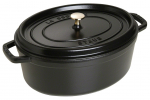 Staub Roaster oval 33cm 6,7l black Schwarz 40509-322-0 405093220 (40509-322-0) | 40509-322-0 | 3272341033253