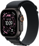 Apple Watch Ultra 3 GPS + Cellular 49mm Black Titanium Case with Black Alpine Loop - Large,Model A3281 MF0X4QI/A | MF0X4QI/A | 195950610376