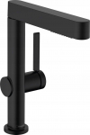 Bateria umywalkowa Hansgrohe Washbasin mixer with pull-out sprayer Hansgrohe Finoris 76063670, black matt | 76063670 | 4059625336496