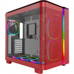 Montech KING 95 PRO Midi-Tower, Tempered Glass, ARGB - rot | GEMT-034 | 4710562747942