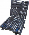 Zestaw narzędzi KS Tools KS Tools 1/4 +3/8 +1/2   216 pcs CHROMEplus Socket Set | 918.0216 | 4042146693520