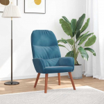 vidaXL Tugitool, Blue, sametkattega | 4102620 | 8721158559418