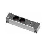 Toiteplokk Bachmann Power Frame 2 pistikupesa Black | 4016514059454 | 4016514059454