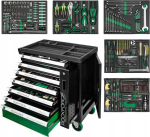 T&ouml;&ouml;riistakapp Rockforce 7 sahtlit + 274-osaline t&ouml;&ouml;riistakomplekt + k&uuml;lgkorv | RF-55300YZ | 5906692108084