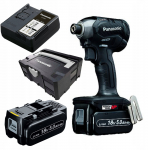 Zakrętarka udarowa 18V Panasonic EY76A1+ Systainer + 2x 5.0Ah + ładowarka | PAEY76A1LJ2G32 | 5025232899906