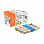 Peach toonerkassett OKI C332XL-seeria MultiPack must, ts&uuml;aan, magenta, kollane taaskasutatud | PT1049 | 7640182387396