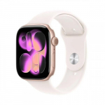 Apple Watch Series 11&nbsp;GPS + Cellular 42mm Rose Gold Aluminium Case with Light Blush Sport Band - S/M | MF8E4WF/A | 195950619379