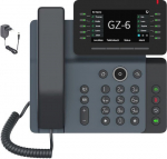 Gequdio IP Telefon GZ-6 mit Netzteil - mit WLAN und Bluetoot | WA9760 | 4262434330016